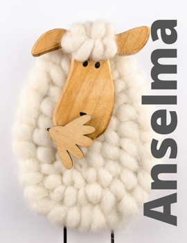 Anselma: Checkered Notebook with Name for Girls and Women, XL 8.5x 11, 120 Pages, Paperback.