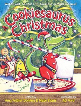 Hardcover Cookiesaurus Christmas Book