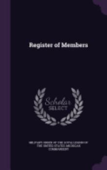 Hardcover Register of Members Book