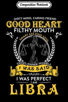 Composition Notebook: Funny I Am Libra Birthday September October Journal/Notebook Blank Lined Ruled 6x9 100 Pages