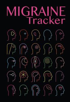 Hardcover Migraine Journal: Headache logbook, journal, and diary to track chronic migraines (Neon) Book