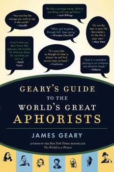 Hardcover Geary's Guide to the World's Great Aphorists Book