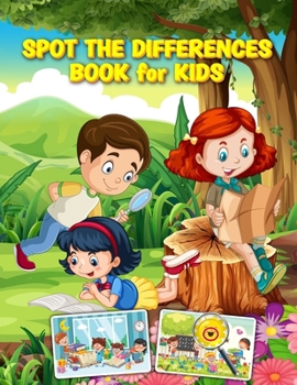 Paperback Spot the Differences For Kids: Find and Explore The Differences in School, Home, Park, and Doctor's Office Pictures and More Book