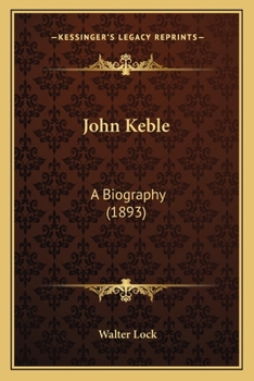 Paperback John Keble: A Biography (1893) Book