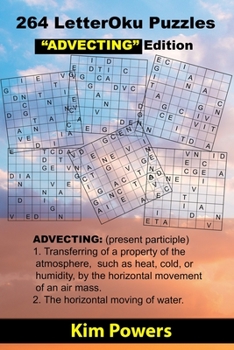 Paperback 264 LetterOku Puzzles "ADVECTING" Edition: Letter Sudoku Brain Health [Large Print] Book
