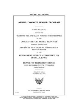 Paperback Aerial Common Sensor Program Book