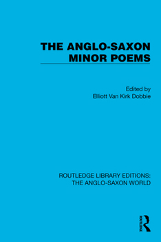 Hardcover The Anglo-Saxon Minor Poems Book