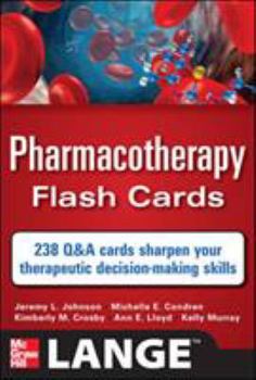 Paperback Pharmacotherapy Flash Cards Book