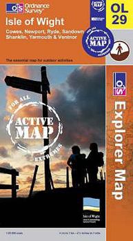 Map Isle of Wight (OS Explorer Map Active) Book