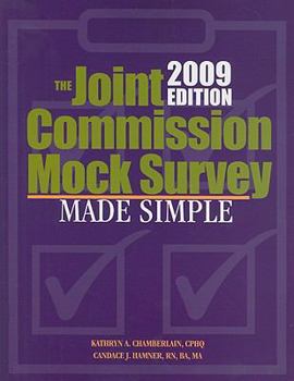 Paperback The Joint Commission Mock Survey Made Simple [With CDROM] Book