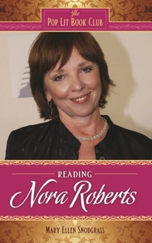 Hardcover Reading Nora Roberts Book