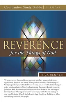 Paperback Reverence for the Things of God Study Guide Book