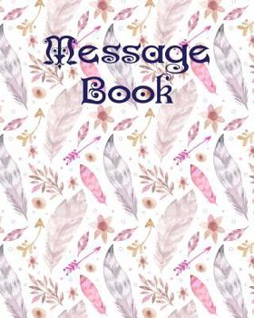 Paperback Message Book: Voice Message Log Book