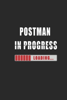 postman in progress Notebook: Journal and Organizer, Blank Lined Notebook 6x9 inch, 120 pages