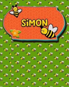 Paperback Handwriting Practice 120 Page Honey Bee Book Simon: Primary Grades Handwriting Book K-2 Book