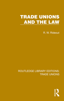 Hardcover Trade Unions and the Law Book