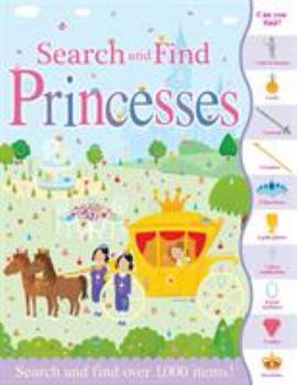Paperback Search and Find Princesses Book