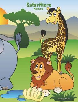 Paperback Safaritiere-Malbuch 1 [German] Book