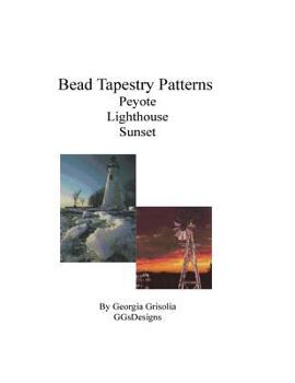 Paperback Bead Tapestry Patterns Peyote Lighthouse Sunset [Large Print] Book