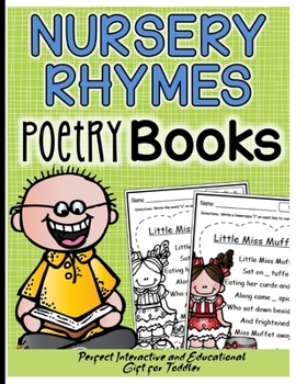 Paperback Nursery Rhymes Poetry Books: Perfect Interactive and Educational Gift for Baby, Toddler 1-3 and 2-4 Year Old Girl and Boy Book