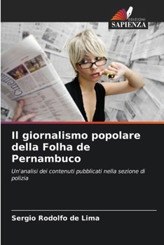 Paperback Il giornalismo popolare della Folha de Pernambuco [Italian] Book