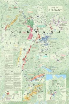 Map Wine Map of Germany Book