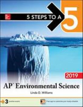 Paperback 5 Steps to a 5: AP Environmental Science 2019 Book