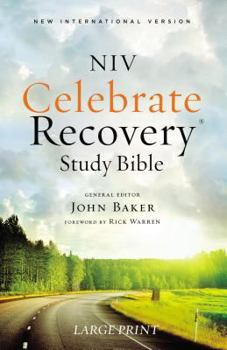 Paperback Celebrate Recovery Study Bible, Softcover [Large Print] Book