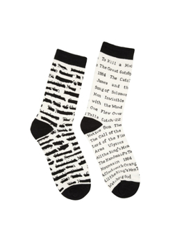 Misc. Banned Books Socks - Large Book
