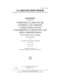 U.S. agriculture export programs