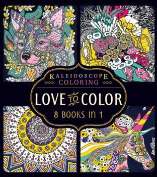 Spiral-bound Kaleidoscope Coloring Love to Color (8 Books in 1) Book