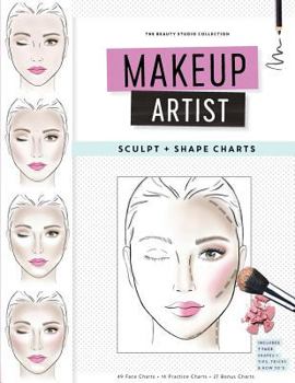 Paperback Makeup Artist Sculpt and Shape Charts Book