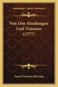Paperback Von Den Ahndungen Und Visionen (1777) [German] Book