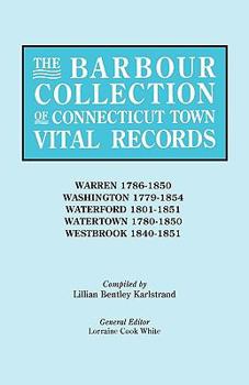 Paperback Barbour Collection of Connecticut Town Vital Records [Vol. 49] Book