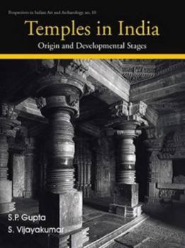 Hardcover Temples in India: Origin and Development Stages Book