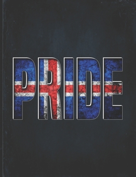 Pride: Iceland Heritage Gift for Icelander Coworker from Reykjavik  Undated Planner Daily Weekly Monthly Calendar Organizer Journal