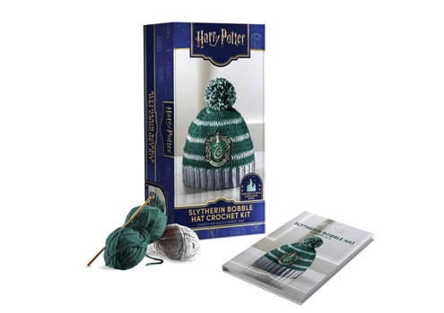 Misc. Harry Potter: Slytherin Pom-POM Beanie Crochet Kit Book