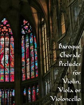 Paperback Baroque Preludes For Violin, Viola Or Violoncello Book