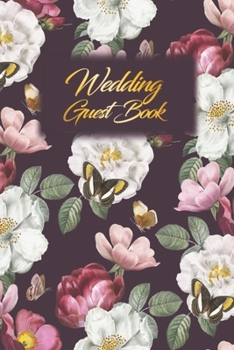 Wedding Guest Book: Wedding Guest Inpirational Message Advice Book for Newly Wed