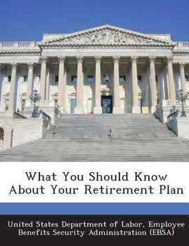 Paperback What You Should Know about Your Retirement Plan Book