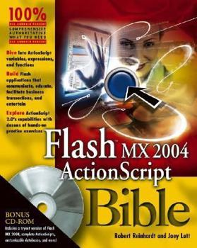 Paperback Flash MX 2004 ActionScript Bible [With CDROM] Book