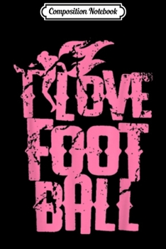 Composition Notebook: Quarterback Mom Footballer American Football Team  Journal/Notebook Blank Lined Ruled 6x9 100 Pages