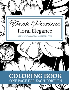 Paperback Torah Portions Coloring Floral Elegance Book