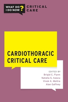 Paperback Cardiothoracic Critical Care Book