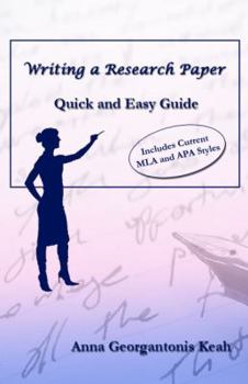 Spiral-bound Writing a Research Paper: Quick and Easy Guide Book