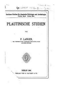 Paperback Plautinische Studien [German] Book