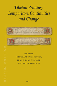 Hardcover Tibetan Printing: Comparison, Continuities, and Change Book