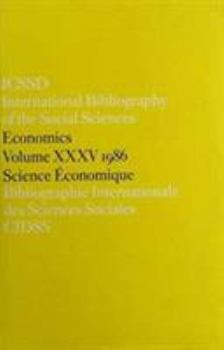 Hardcover Ibss: Economics: 1986 Volume 35 Book