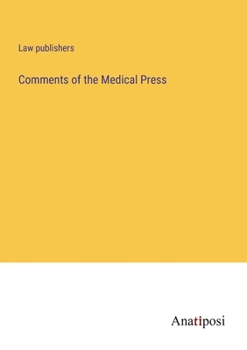 Paperback Comments of the Medical Press Book