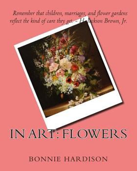 Paperback In Art: Flowers Book